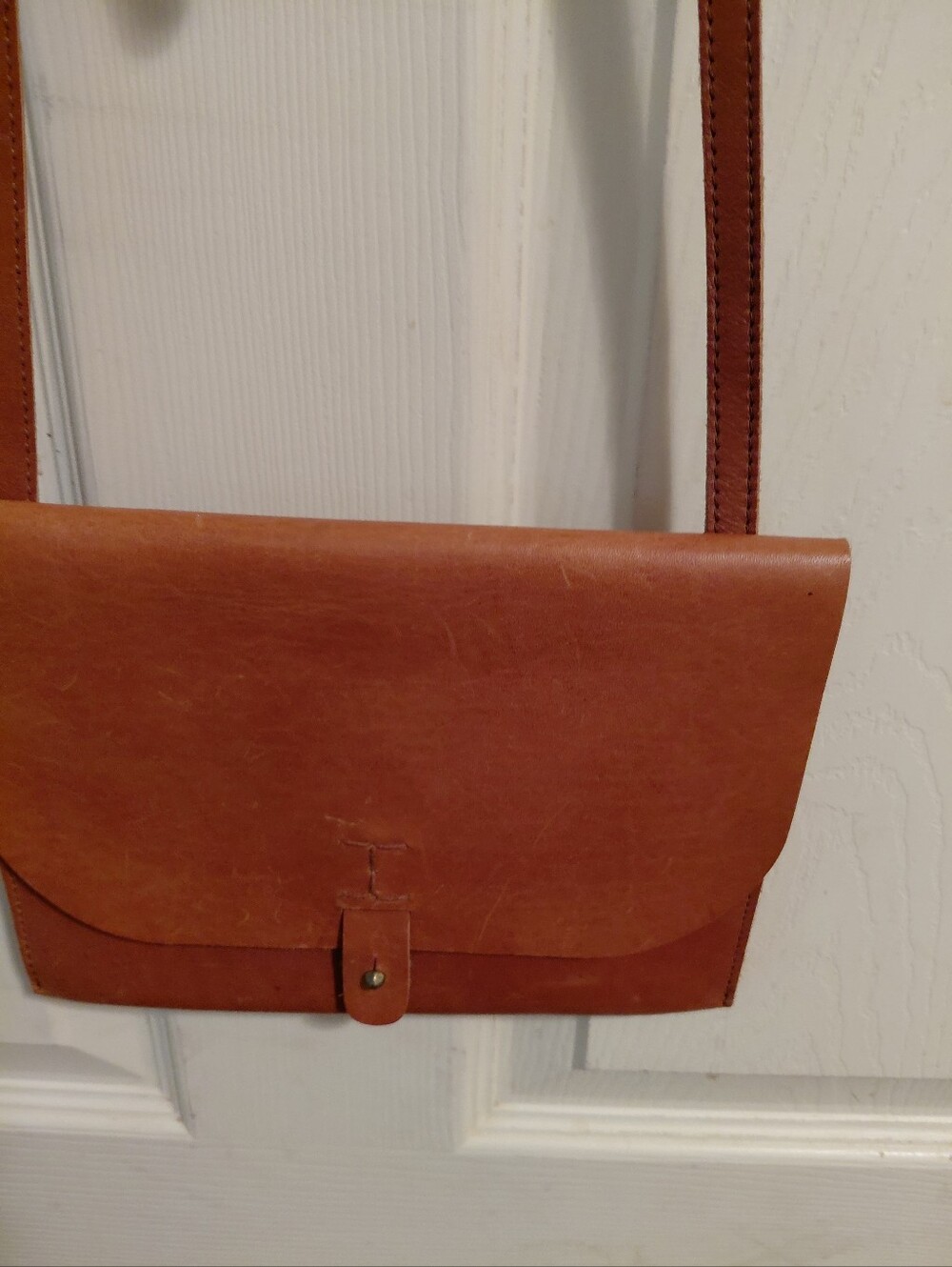 LUCKY BRAND SMALL CROSS BODY LEATHER PURSE. - Picture 7 of 9